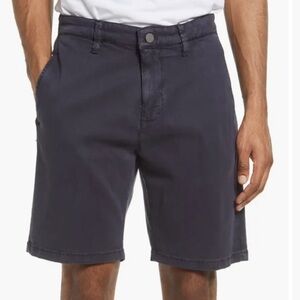 34 Heritage Nevada Straight Chino Shorts in Navy Soft Touch Size:40